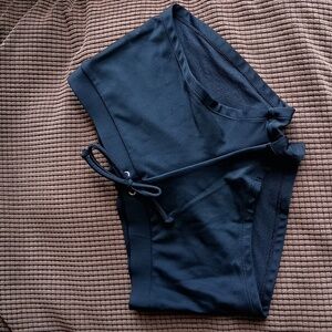 Boy short black bathing suit bottoms swimwear sz. XS